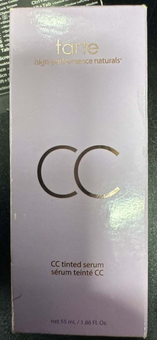 CC color-correcting tinted serum - tarte. Espresso